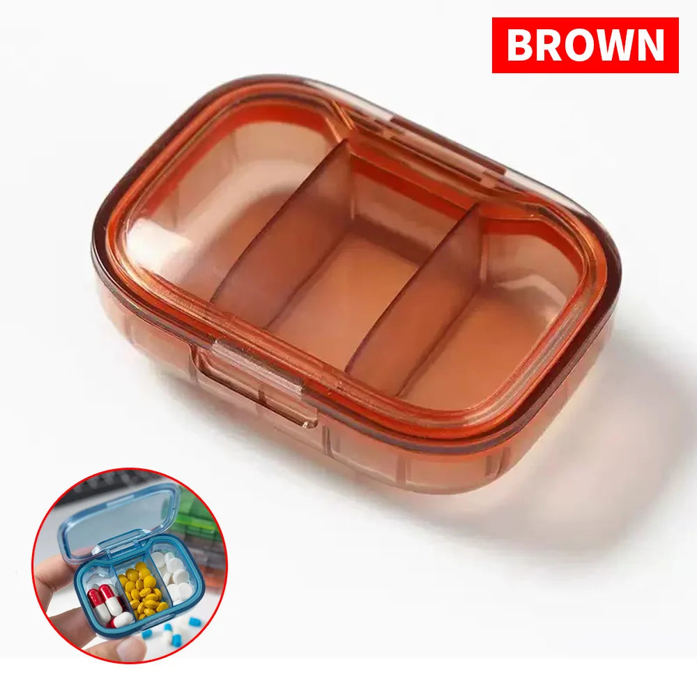 1PC Pill Manager Morning and Evening Pill Rack Storage Box - Compact and Convenient - Essential Medicine Box for Traveling