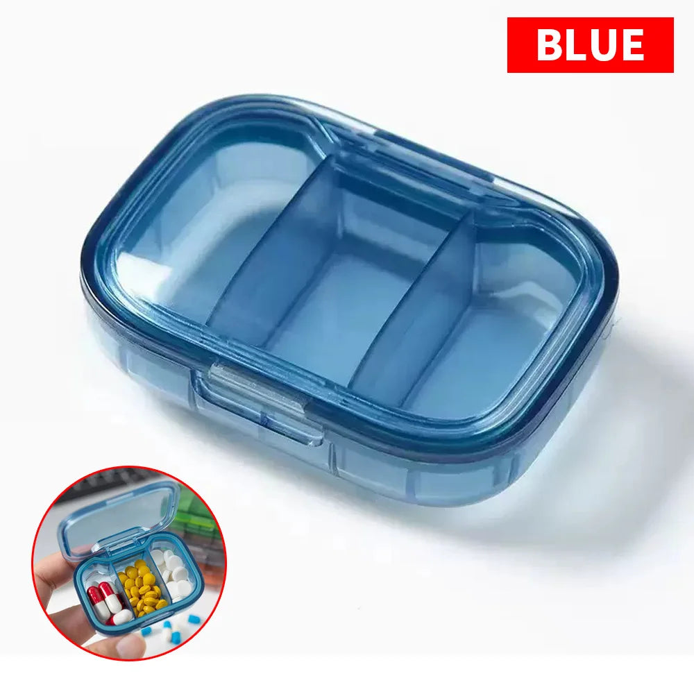 1PC Pill Manager Morning and Evening Pill Rack Storage Box - Compact and Convenient - Essential Medicine Box for Traveling