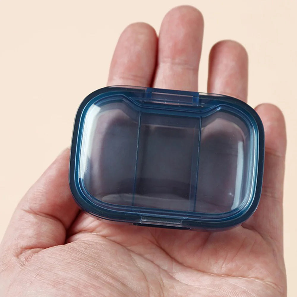 1PC Pill Manager Morning and Evening Pill Rack Storage Box - Compact and Convenient - Essential Medicine Box for Traveling